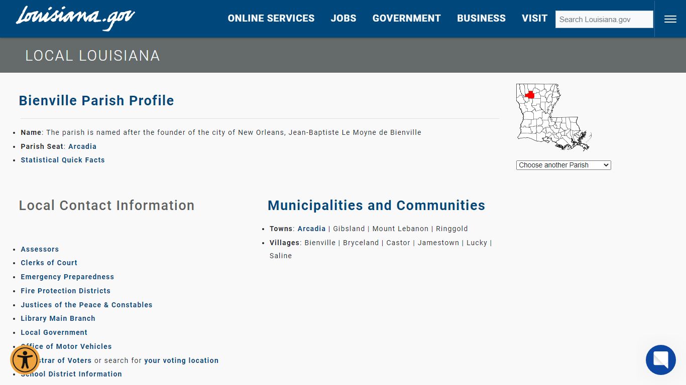 Bienville Parish - The official website of Louisiana